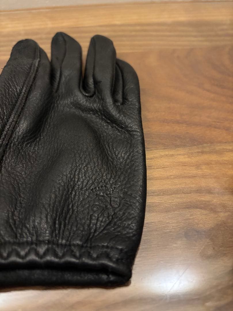 Lamp gloves 黒　shorty size M