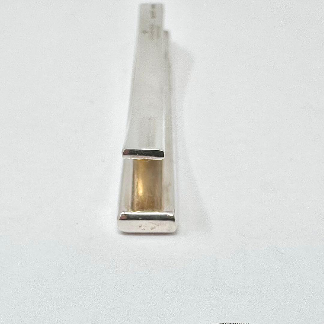 現行品　GUCCI ダイアゴナル　インターロッキングG ネクタイピン　925