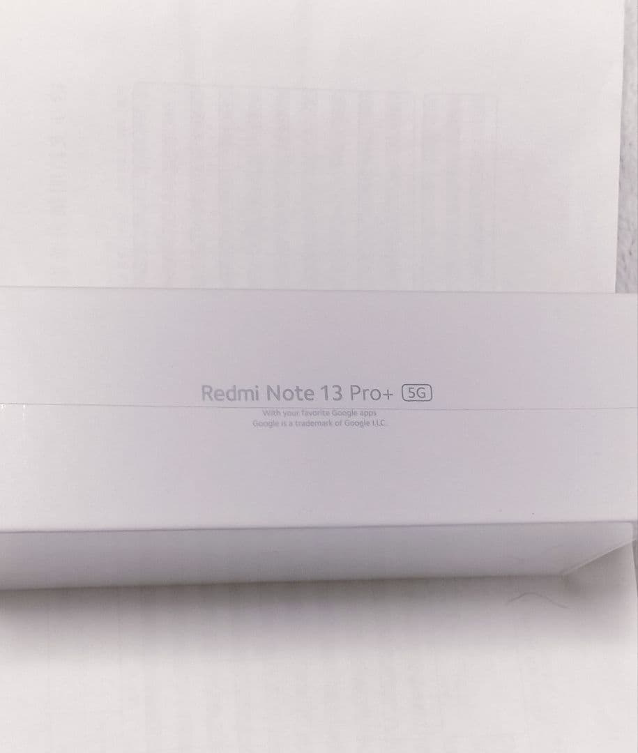 【新品・未開封】Xiaomi Redmi Note13 Pro+5G ホワイト