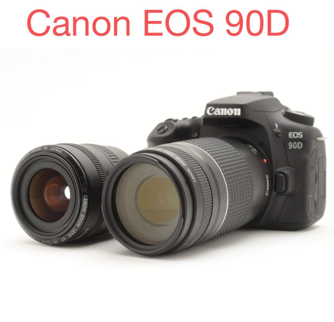 デジタル 一眼レフカメラ Canon EOS 90D標準&望遠ダブルレンズセット