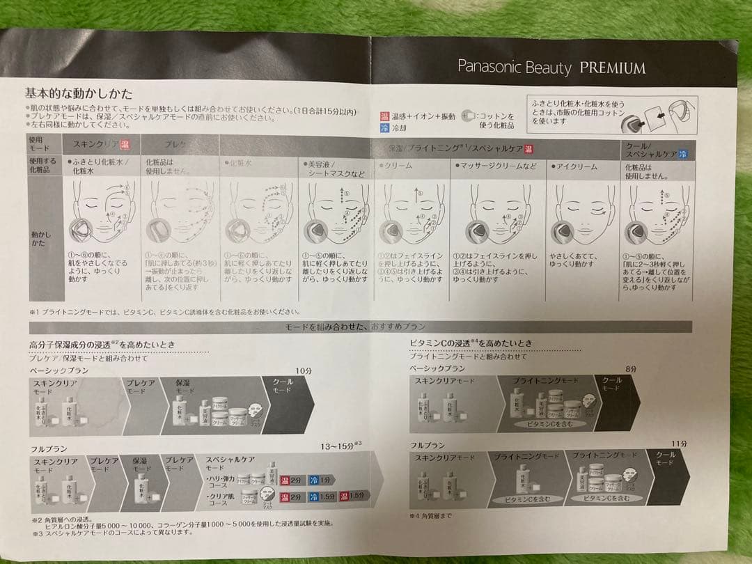 Panasonic 美顔器 充電器・スタンド付き