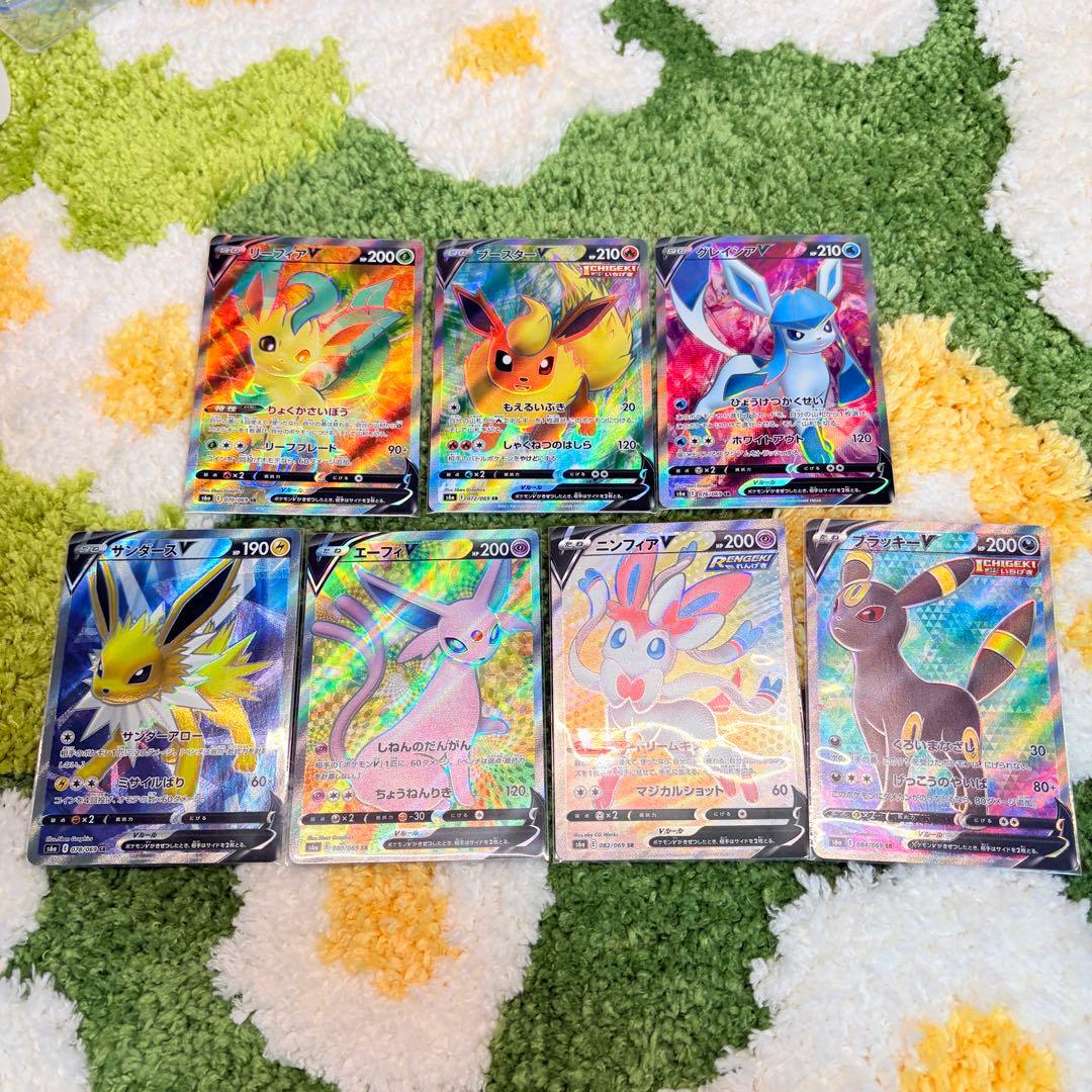 イーブイヒーローズ SR ブラッキー ニンフィア エーフィ