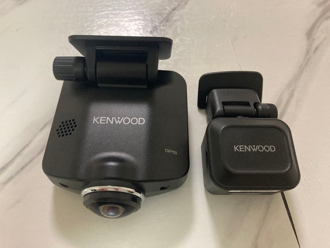 値下げ　ケンウッド ドライブレコーダー DRV-C750 360度前後2カメラ