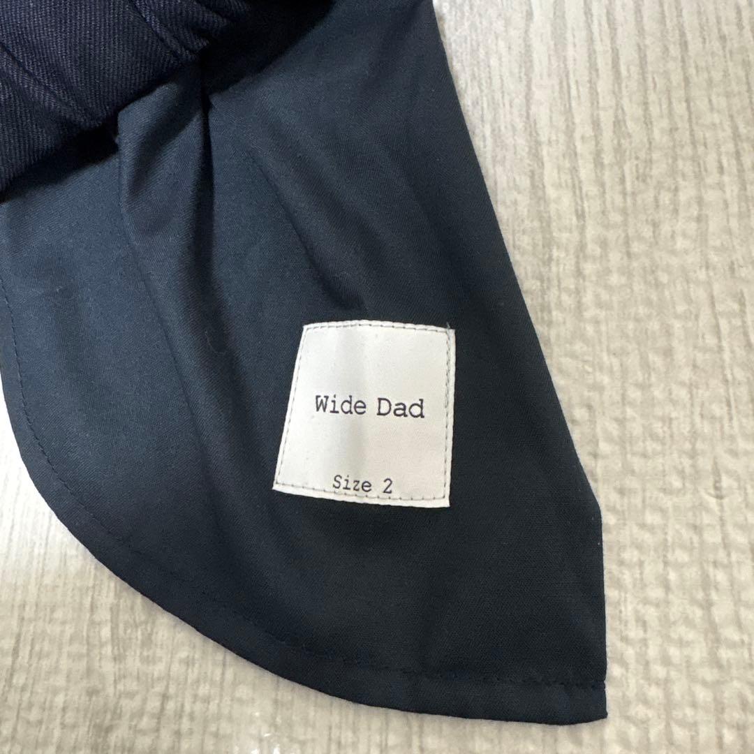 がっきー Dad Easy Wide Pants ダークネイビー