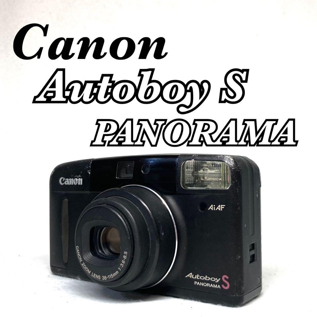 【完動品 希少】Canon Autoboy S PANORAMA ブラックボディ