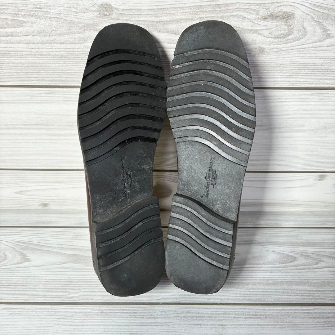 136【美品】サルヴァトーレ フェラガモ ビットローファー レザー 本革 7