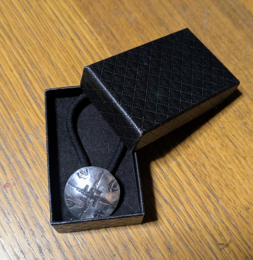 470108ページナバホ族 ヴィンテージ スワスティカ コンチョ