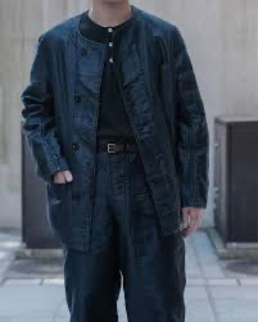 【新品】OUTIL VESTE ANTSIRAMANA ノーカラージャケット