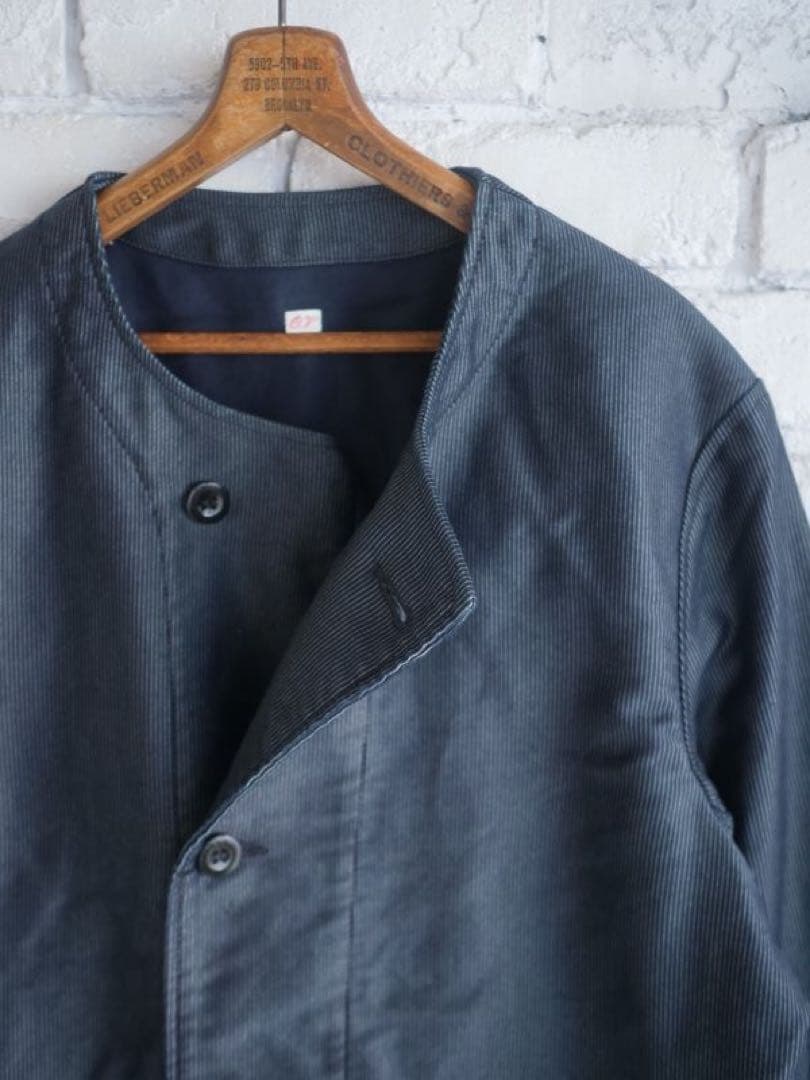 【新品】OUTIL VESTE ANTSIRAMANA ノーカラージャケット