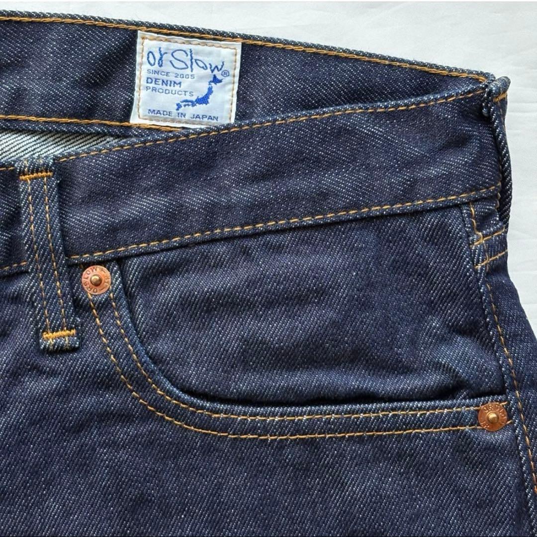 未使用　タグ付き　orSlow オアスロウ 101 DAD'S FIT デニム