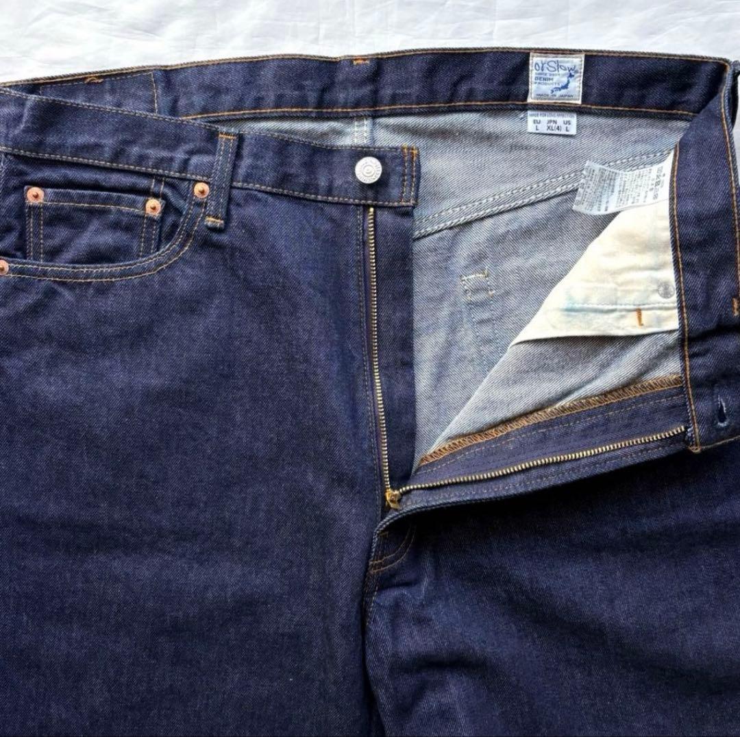 未使用　タグ付き　orSlow オアスロウ 101 DAD'S FIT デニム
