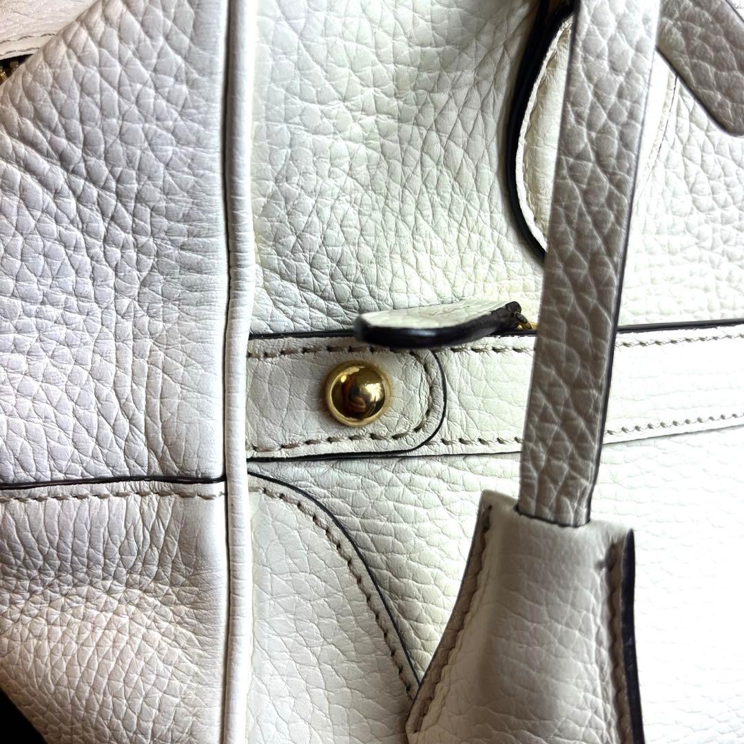 【値下げ交渉歓迎】J&M DAVIDSON MINI MIA ハンドバッグシボ革