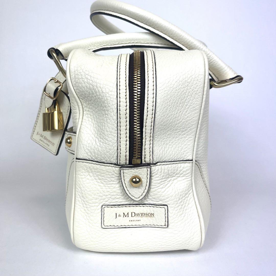 【値下げ交渉歓迎】J&M DAVIDSON MINI MIA ハンドバッグシボ革