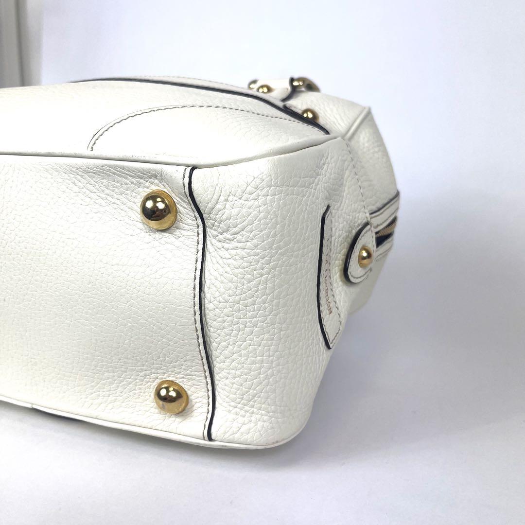 【値下げ交渉歓迎】J&M DAVIDSON MINI MIA ハンドバッグシボ革