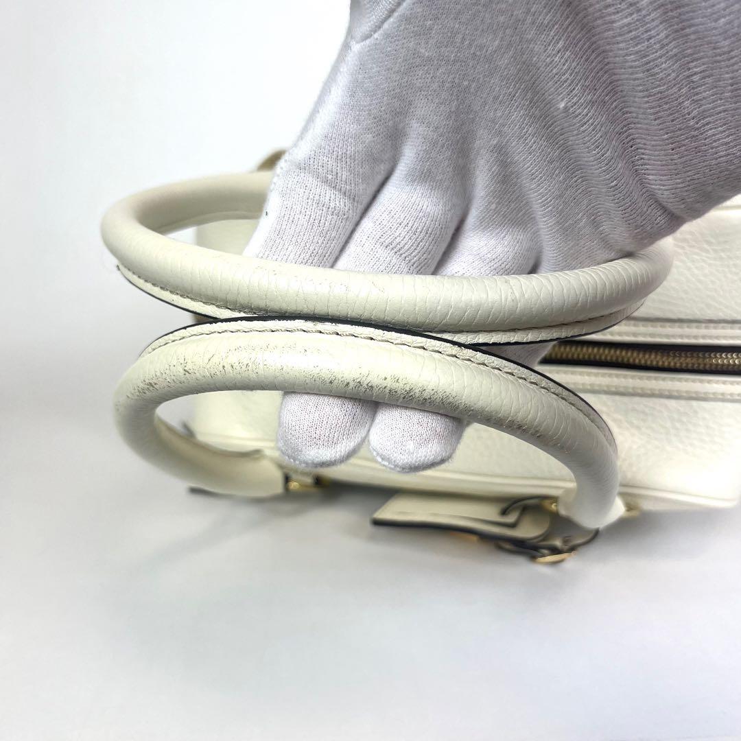 【値下げ交渉歓迎】J&M DAVIDSON MINI MIA ハンドバッグシボ革