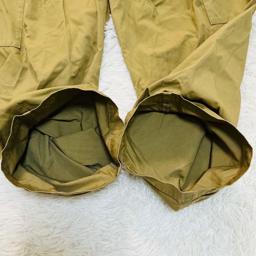 23ss 近年 かぐれ ユーティリティーイージーパンツ カーキ コットン100%