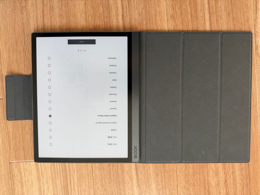 最上位モデル BOOX Tab Ultra C pro + カバー