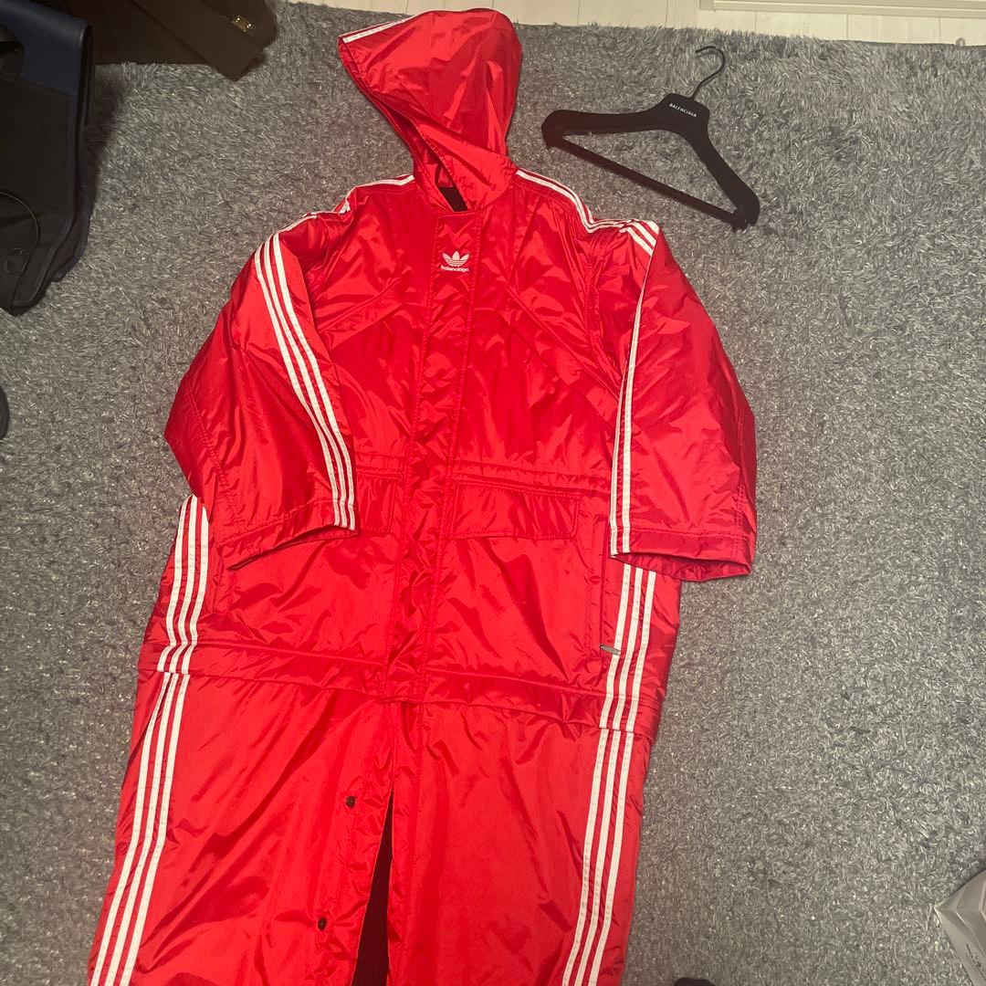 23SS Balenciaga Adidas コラボ　パーカーコート　サイズ2