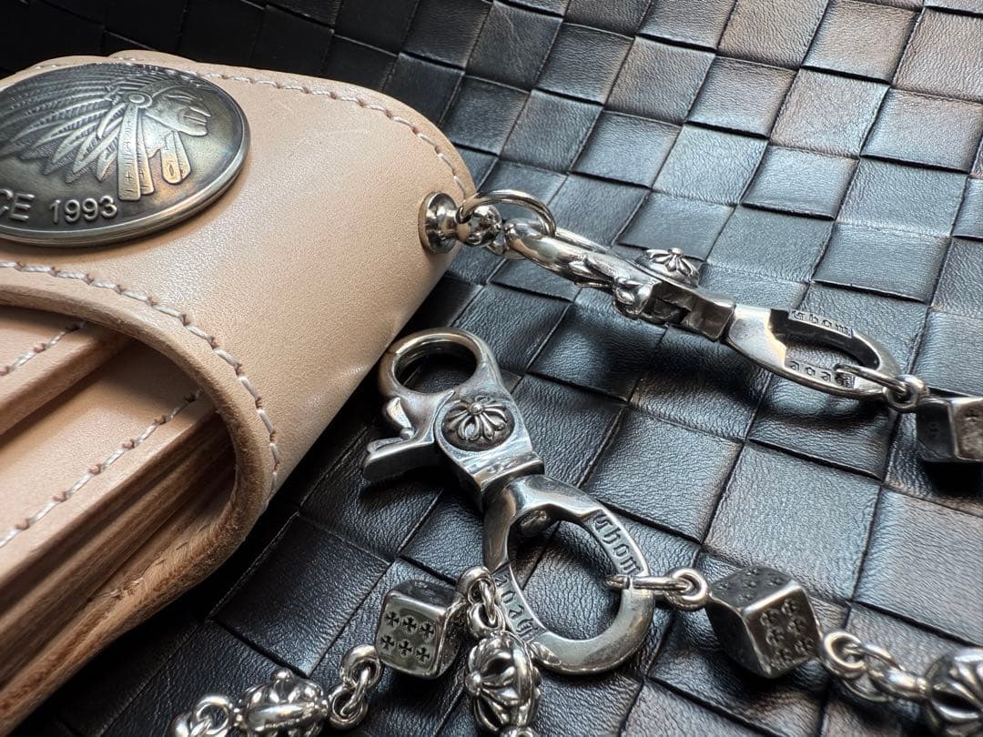 【Dice × Flower ウォレットチェーン】 重厚で存在感QBSZSZ