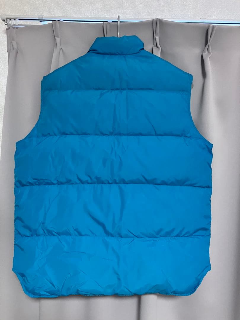 80s 90s L.L.bean down vest エメラルド ターコイズ