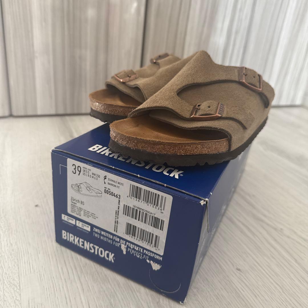 Birkenstock サンダル サイズ39 ベージュ