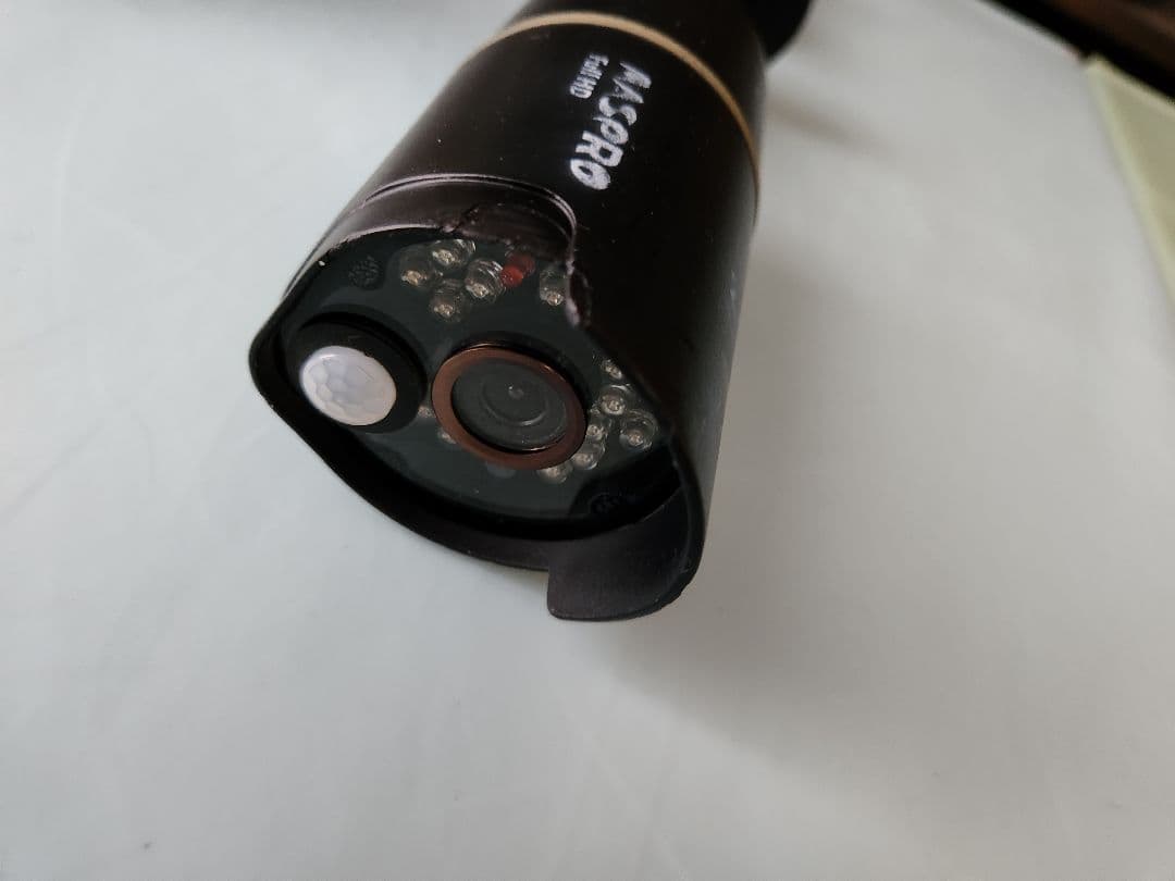 マスプロ防犯カメラ　ワイヤレス　10.1モニター　送料無料