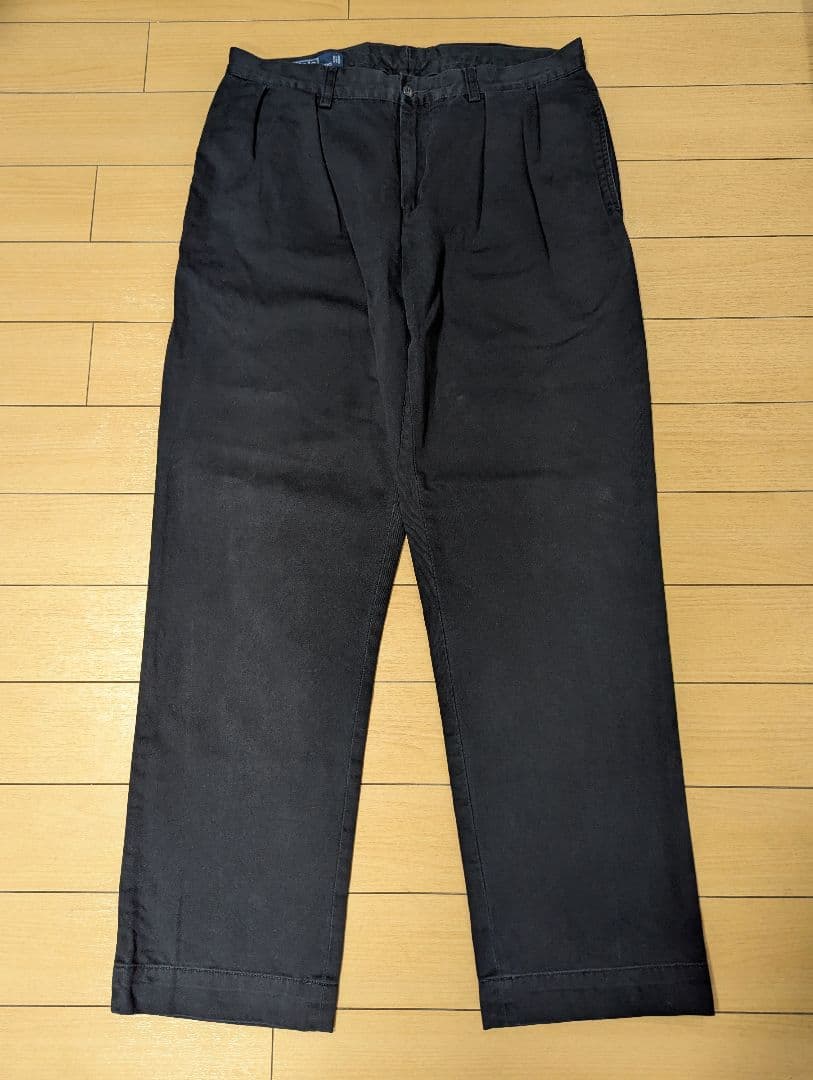 ポロバイラルフローレン　チノパン　ポロチノ　ブラック　ETHAN PANT