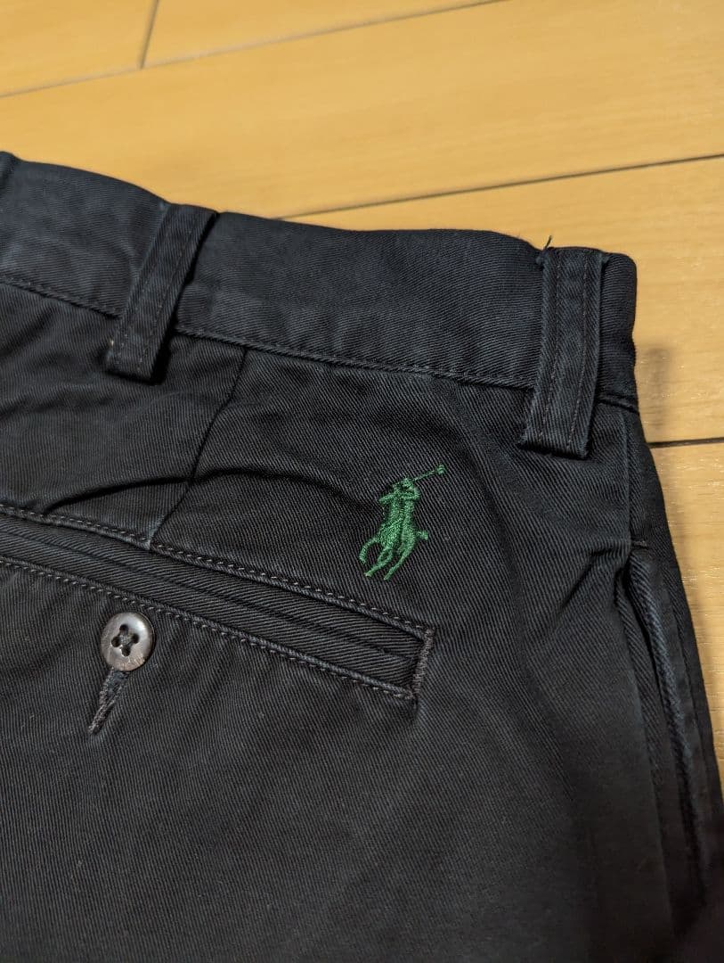 ポロバイラルフローレン　チノパン　ポロチノ　ブラック　ETHAN PANT