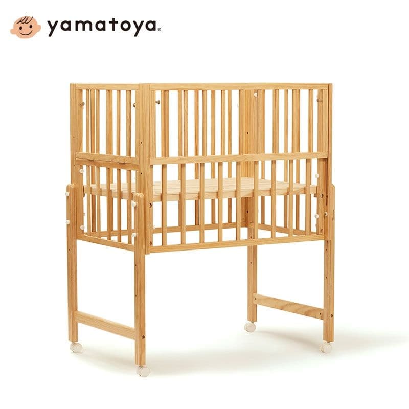 yamatoya 木製ベビーベッド ✳トールWオープン　ミニベビーベッド
