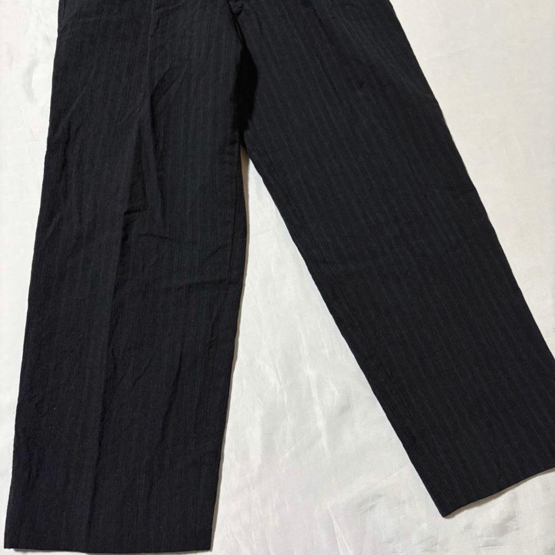 コムデギャルソンオム　田中オム　90s スラックス　ブラック　ストライプ　S