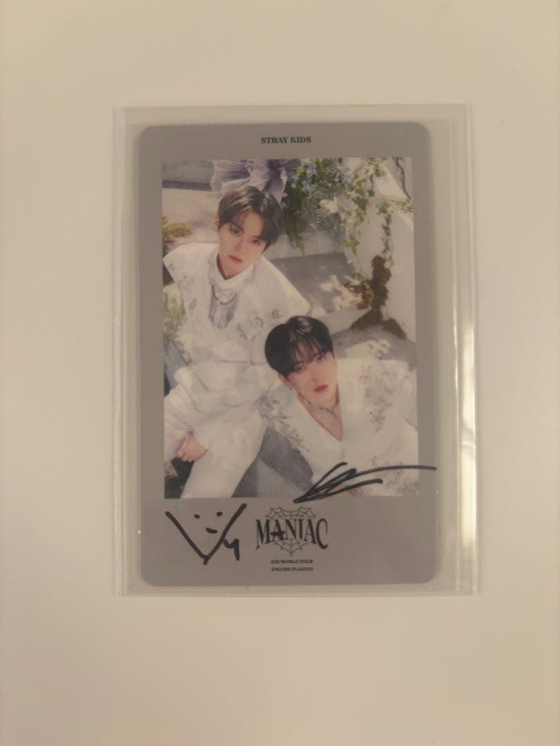 Straykids リノ・チャンビンユニット 直筆サイン入りフォトカード