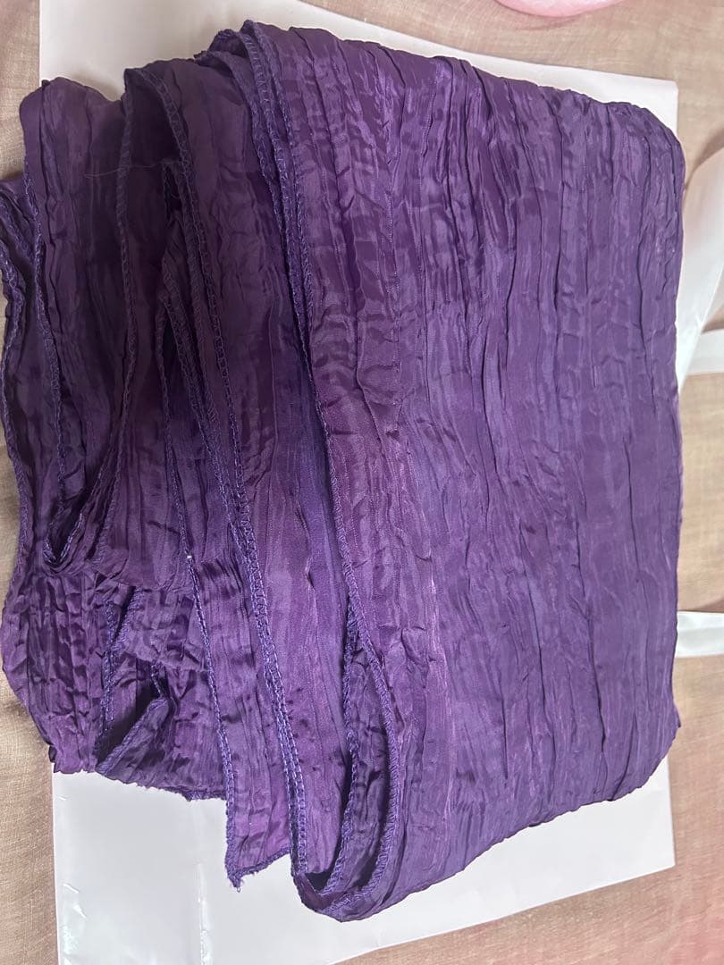 美品 Maisonde FLEURフレンチローズ浴衣 パープル 紫