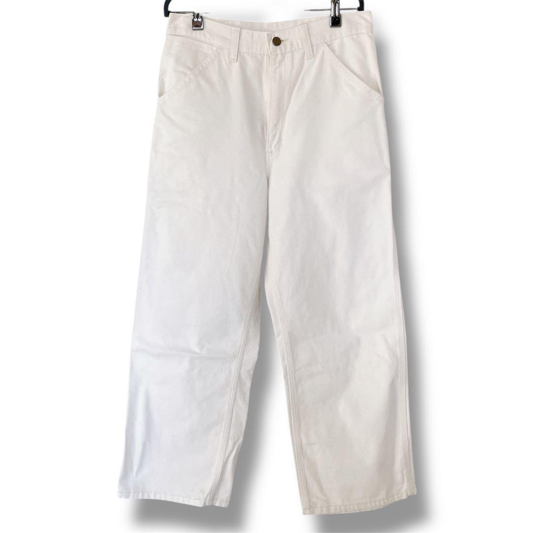 カーハート ペインターパンツ USA製 90s オフホワイト 美品 希少サイズ