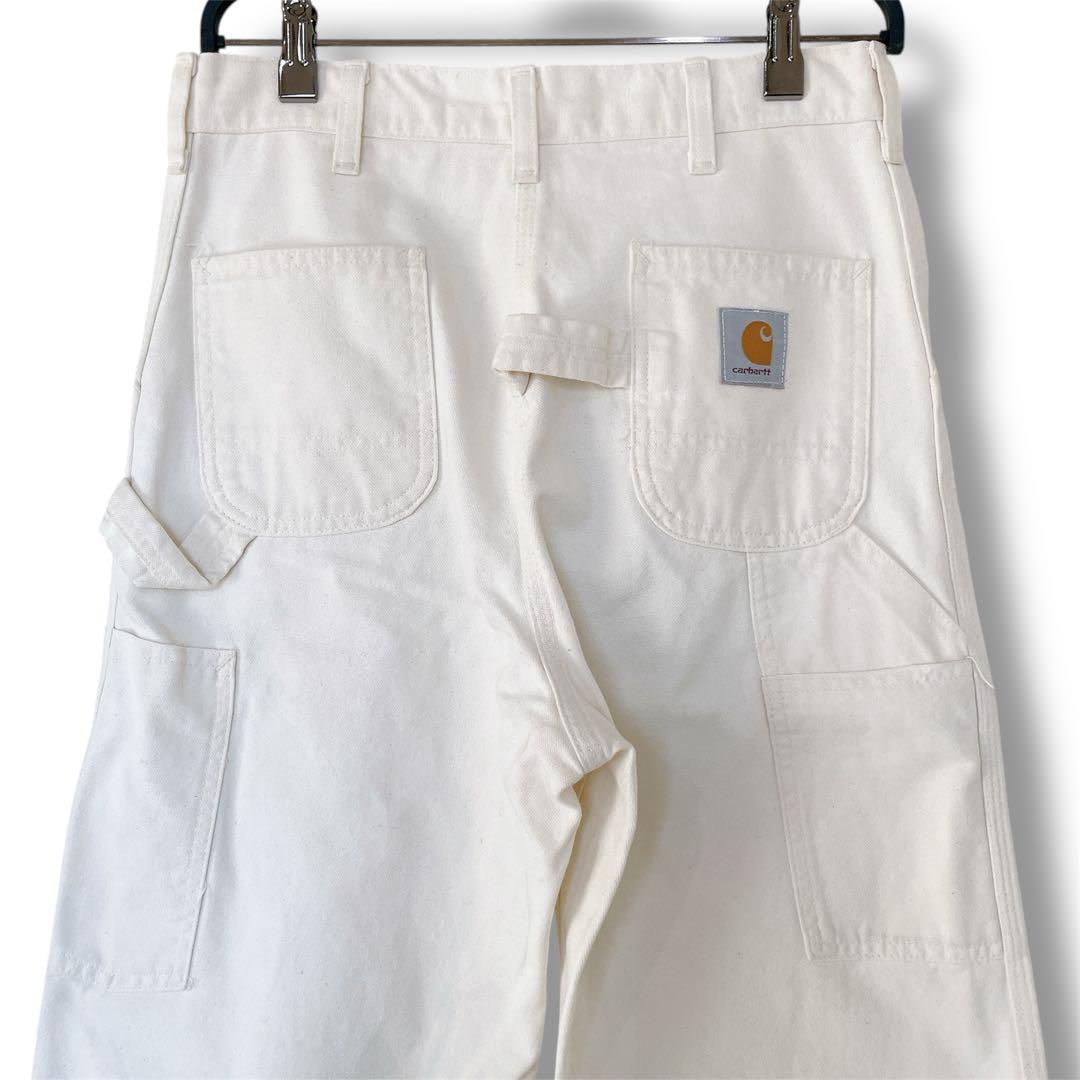 カーハート ペインターパンツ USA製 90s オフホワイト 美品 希少サイズ