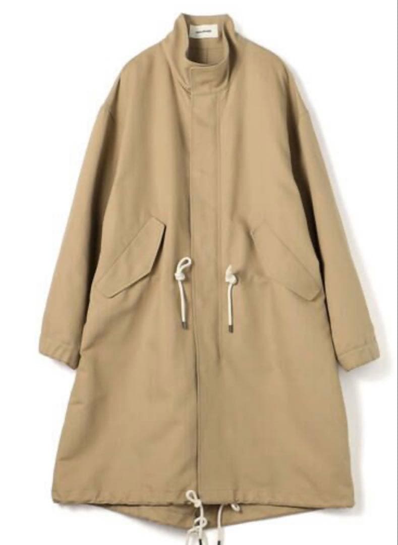 TOMORROWLAND MACPHEE ベージュ モッズコート