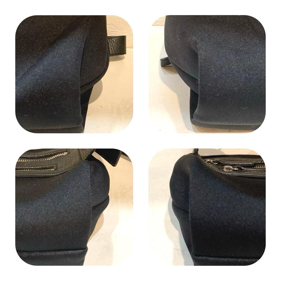 【美品】kawa-kawa NO1289 WETボディバッグ　Ｍサイズ　黒