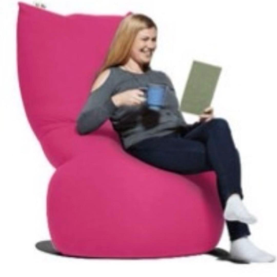 送料込み♪Yogibo Max ピンク　ビーズソファ