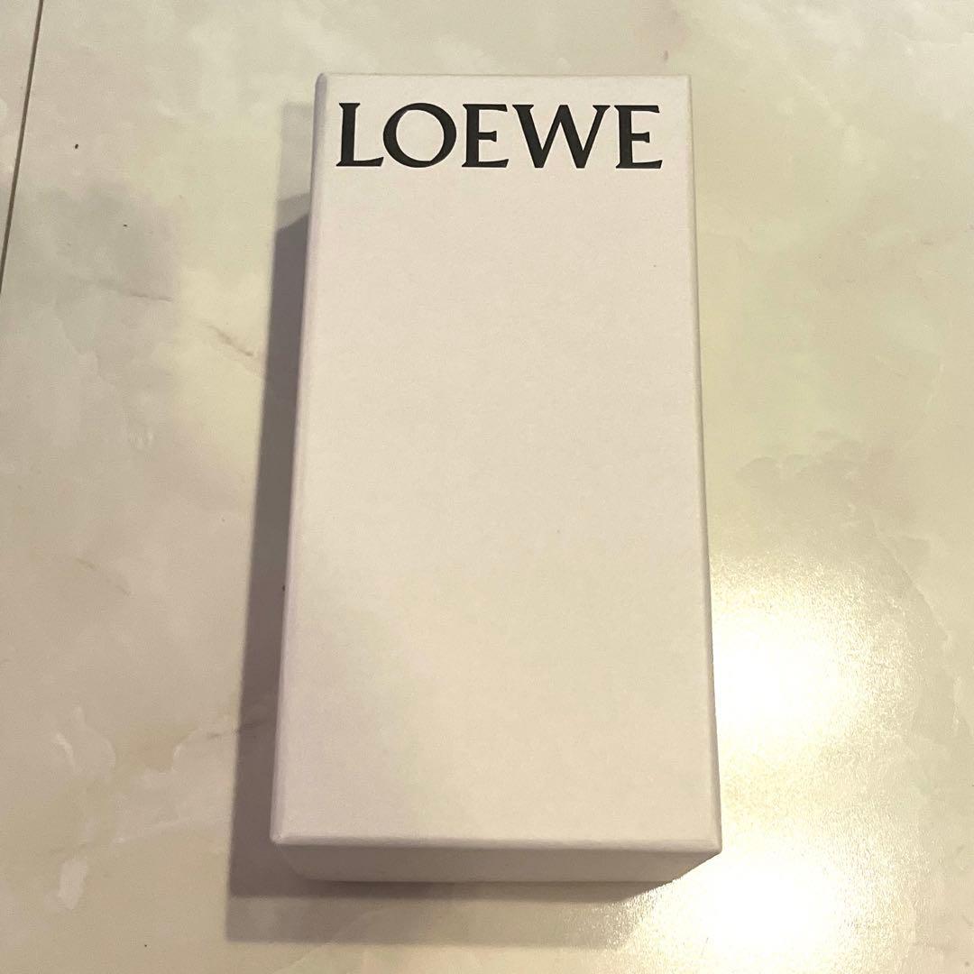 LOEWE ブラックレザーバングル 保存袋付き