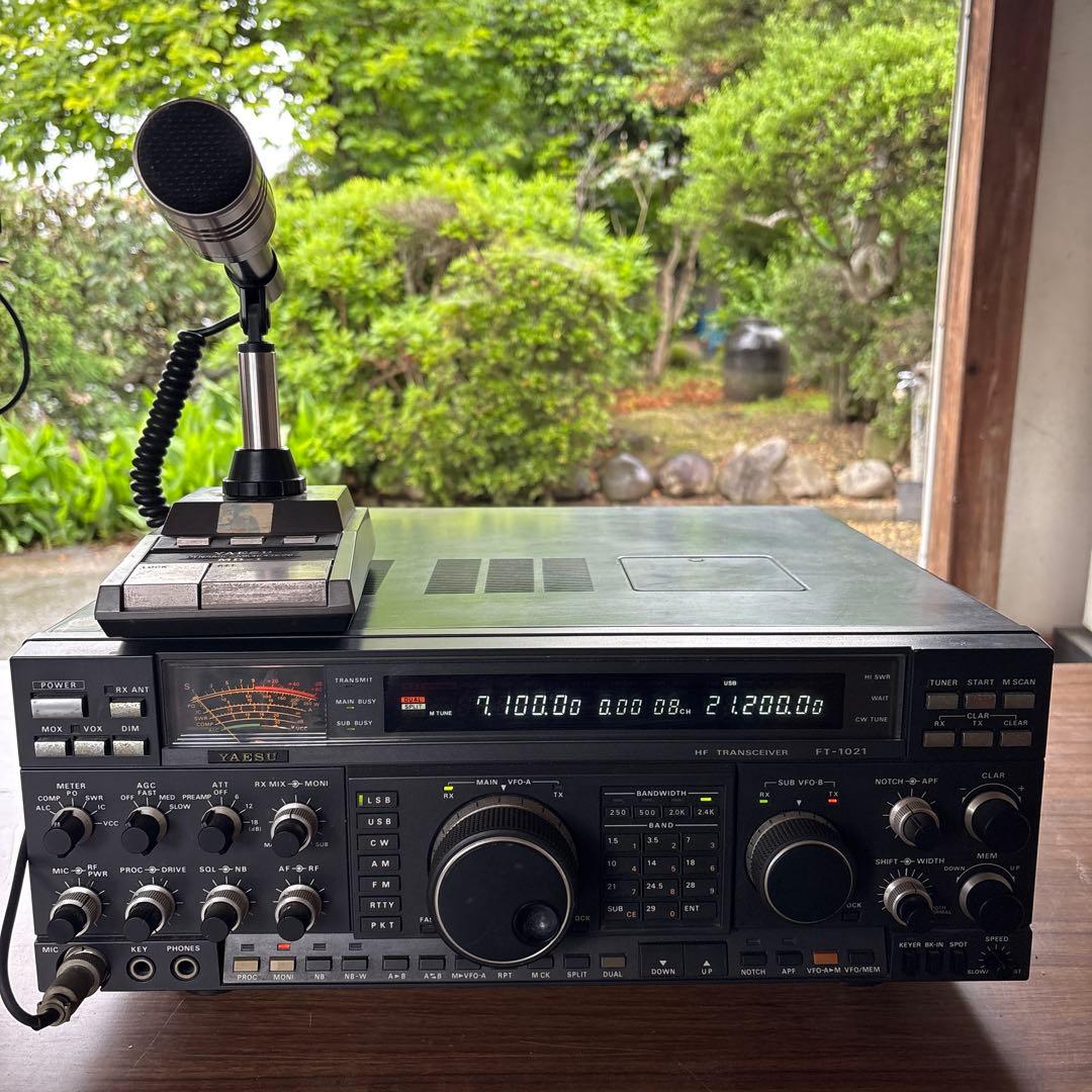 Yaesu FT-1021 &. スタンドマイクMD1 (ジャンク)