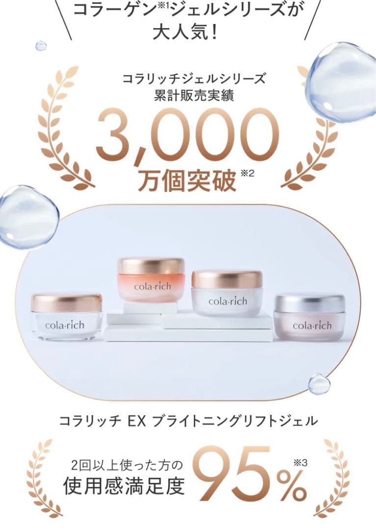コラリッチEX ブライトニングリフトジェル　55g×5