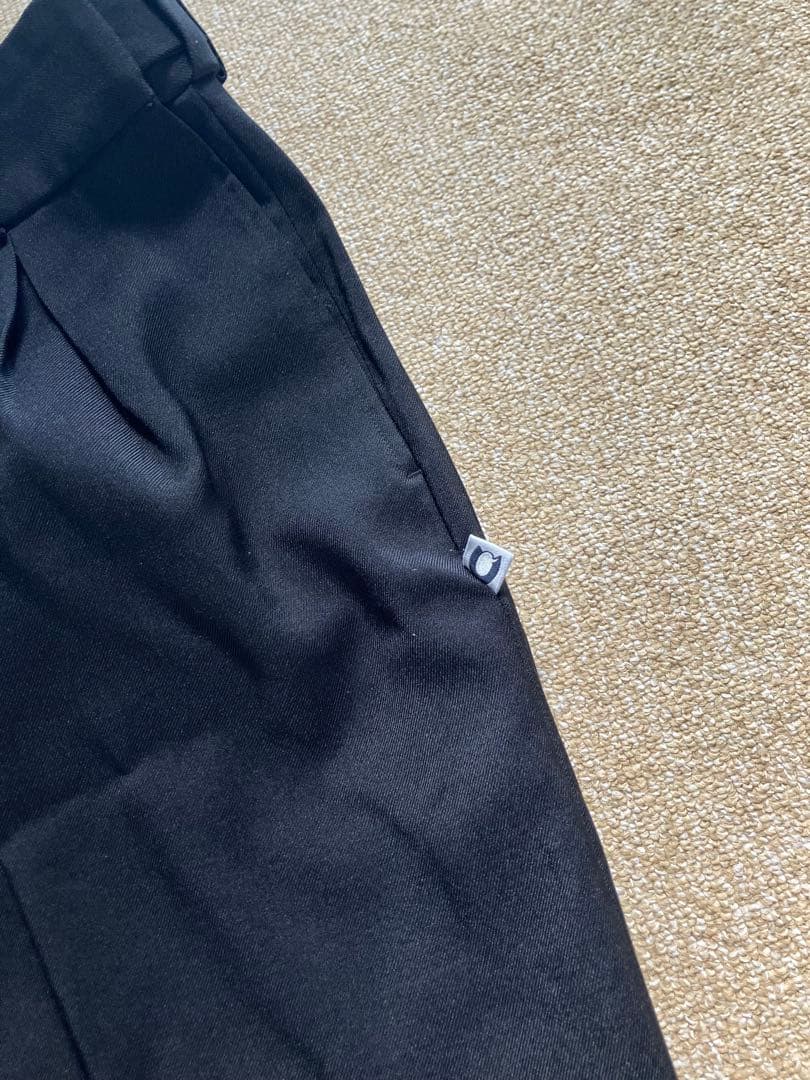 極美品　CAHLUMN Polyester 1Tuck Slacks Pant