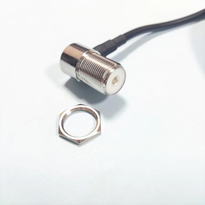 アンテナ　セット 高利得 144/430MHz 基台 同軸ケーブル 銀 ルーフ