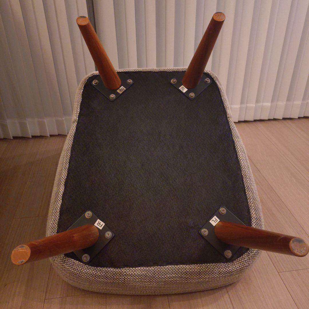 【中古品】unico 1人掛けソファ　グレージュ