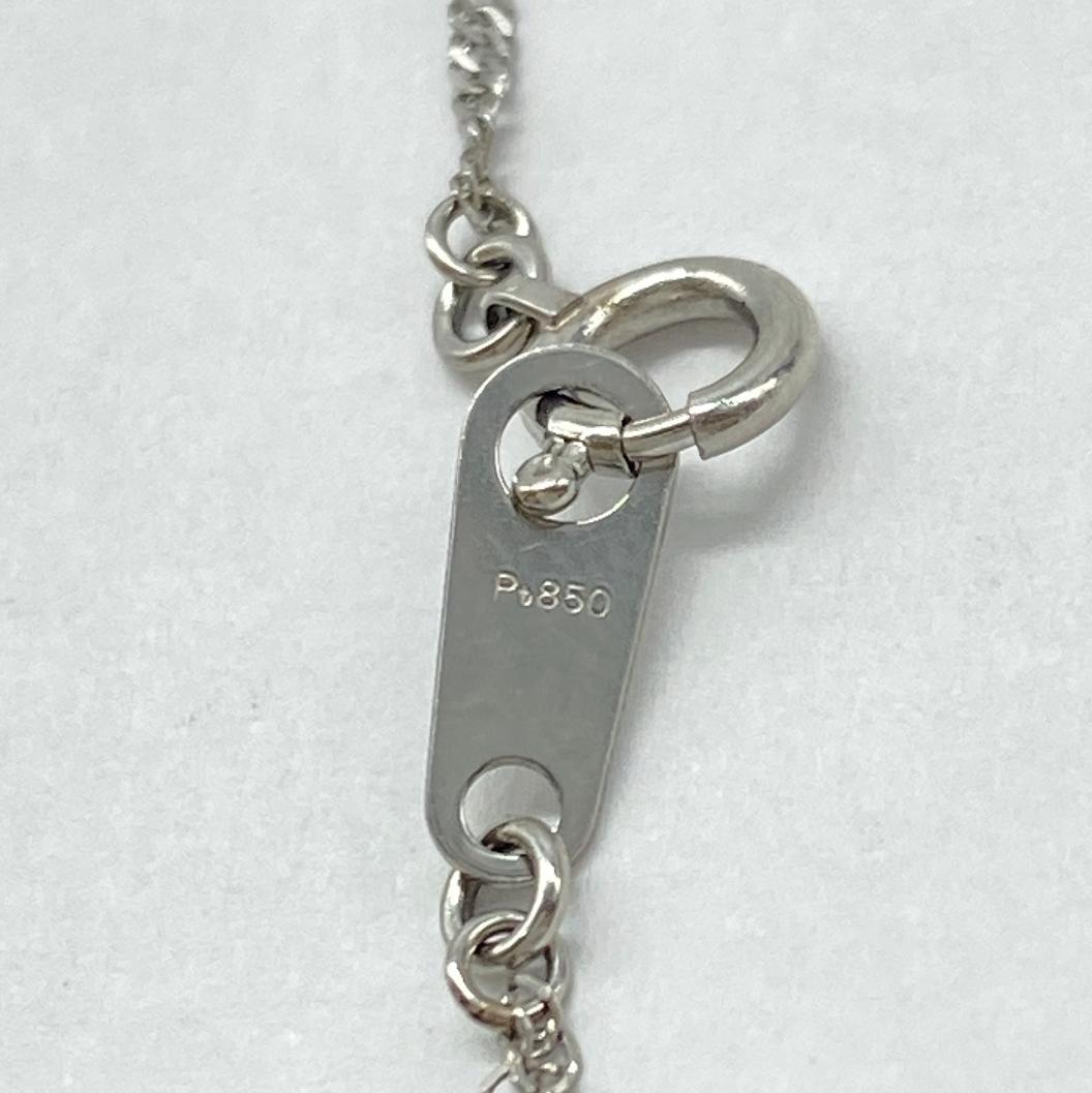 天然ルビー 0.3ct ダイヤモンド 取り巻き ネックレス Pt