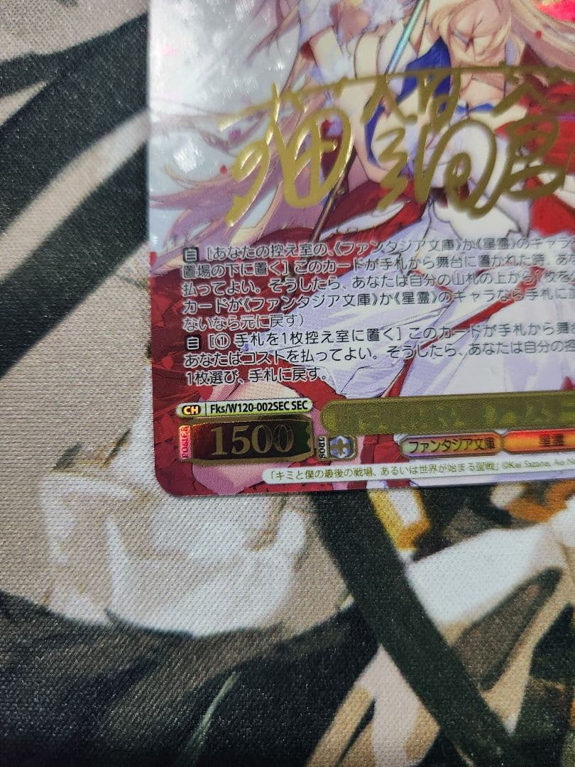 断ち切れない縁　アリスリーゼ　SEC サイン