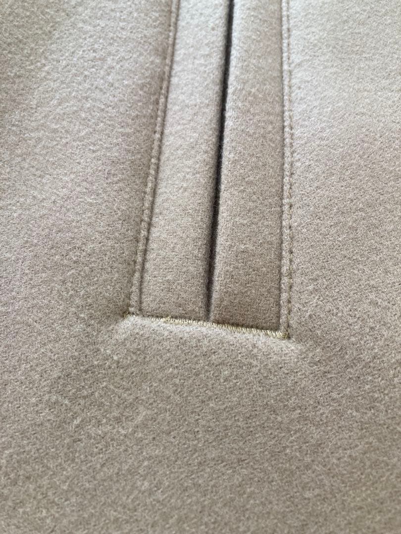 メルトンスタンドポンチョコート