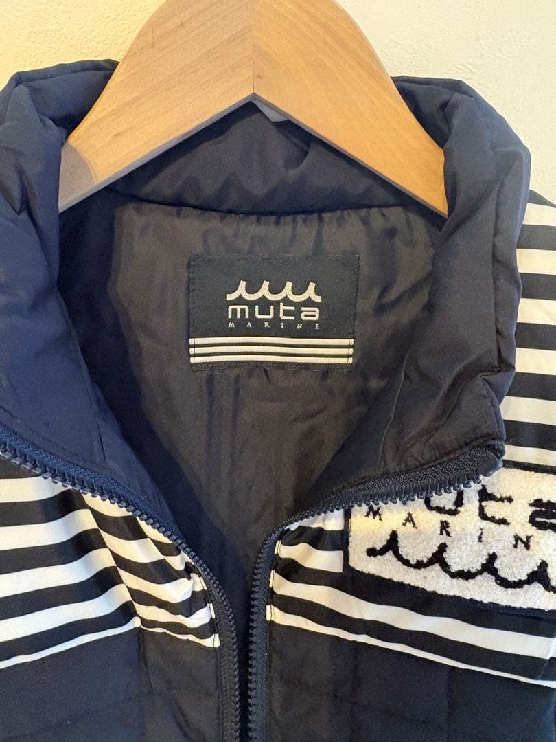 新品タグ付きmuta ムータ　ダウン　ベスト ゴルフM 定価30,800円