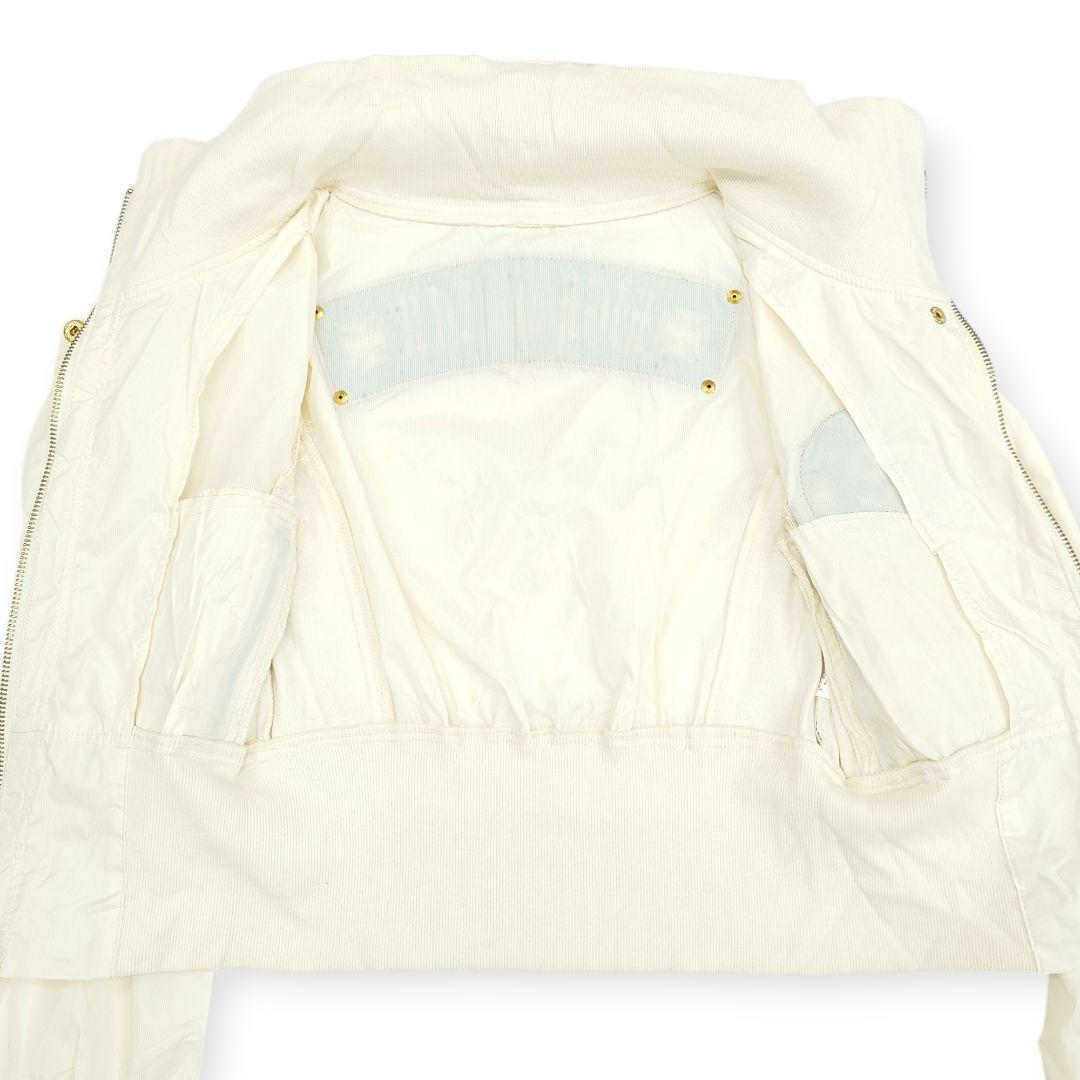 【新品】d.i.a. スカルワッペン ナイロン ショート丈 ブルゾン ジャケット