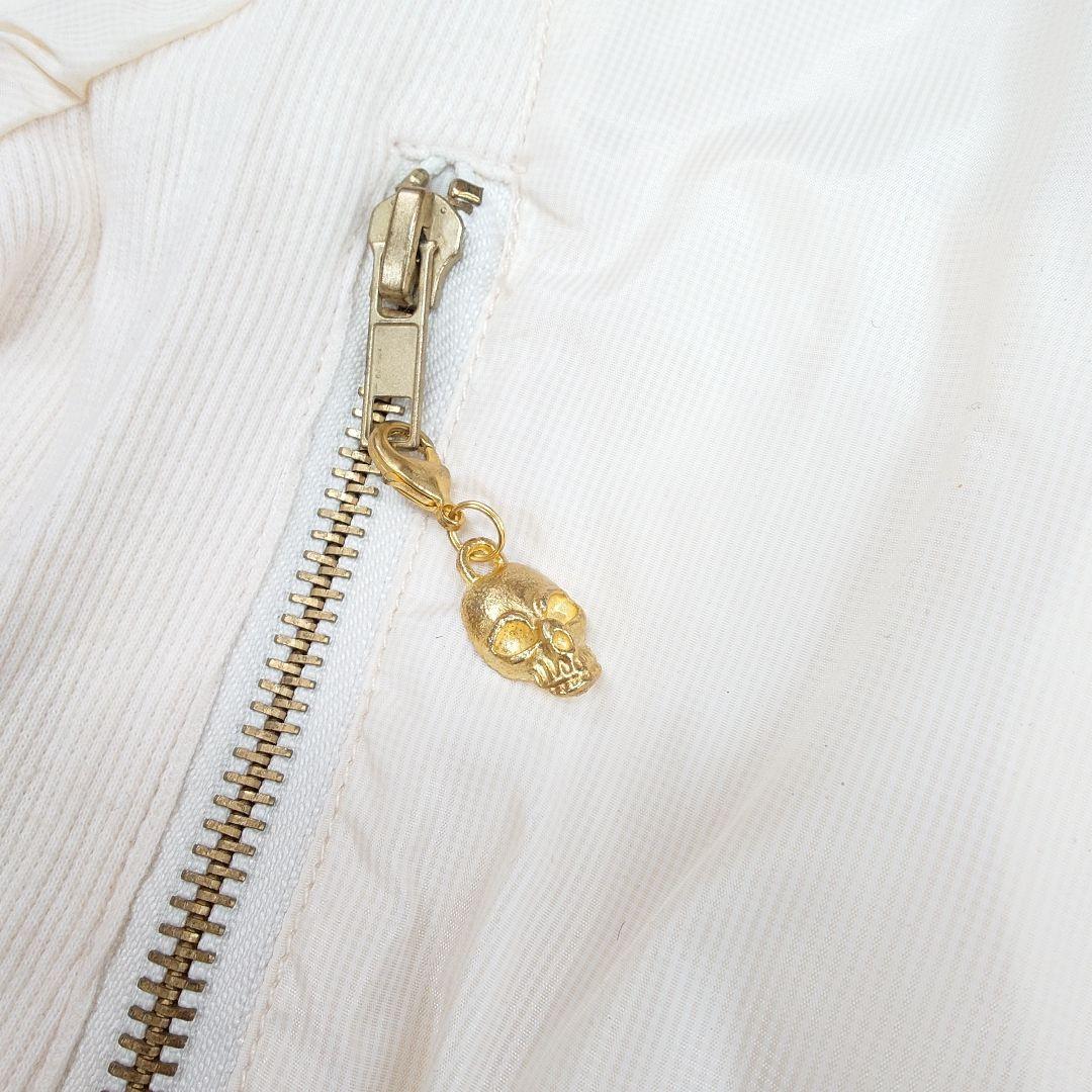 【新品】d.i.a. スカルワッペン ナイロン ショート丈 ブルゾン ジャケット