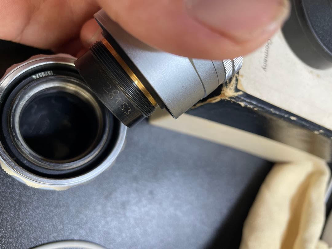 t*2様 DR Summicron 50mm F2 メガネ、箱、フード付き